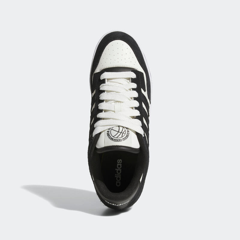 BASKETS HOMME RAPID COURT LOW ADIDAS BLANC NOIR