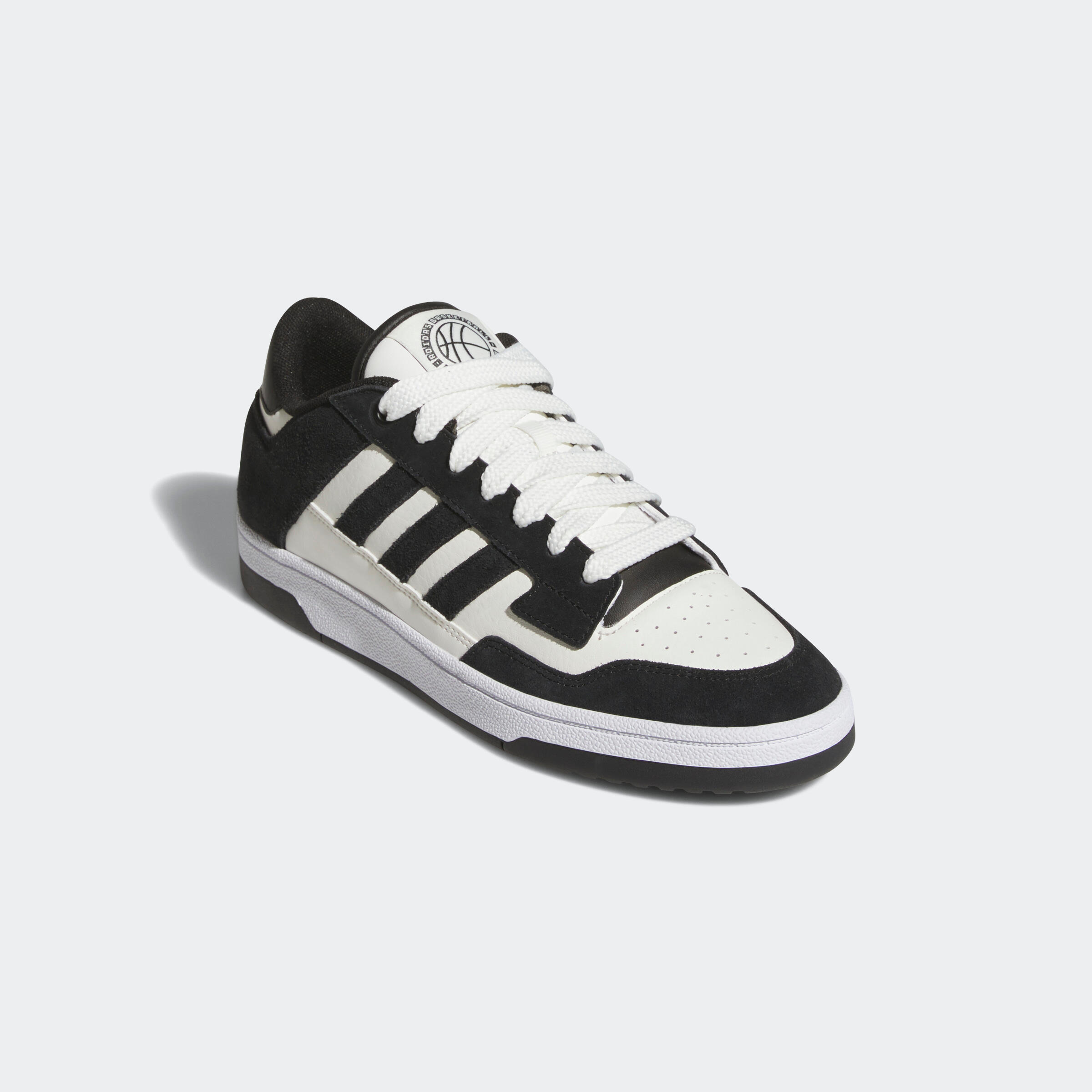 Sneakers walking uomo ADIDAS RAPID COURT LOW bianco-nero 2/8