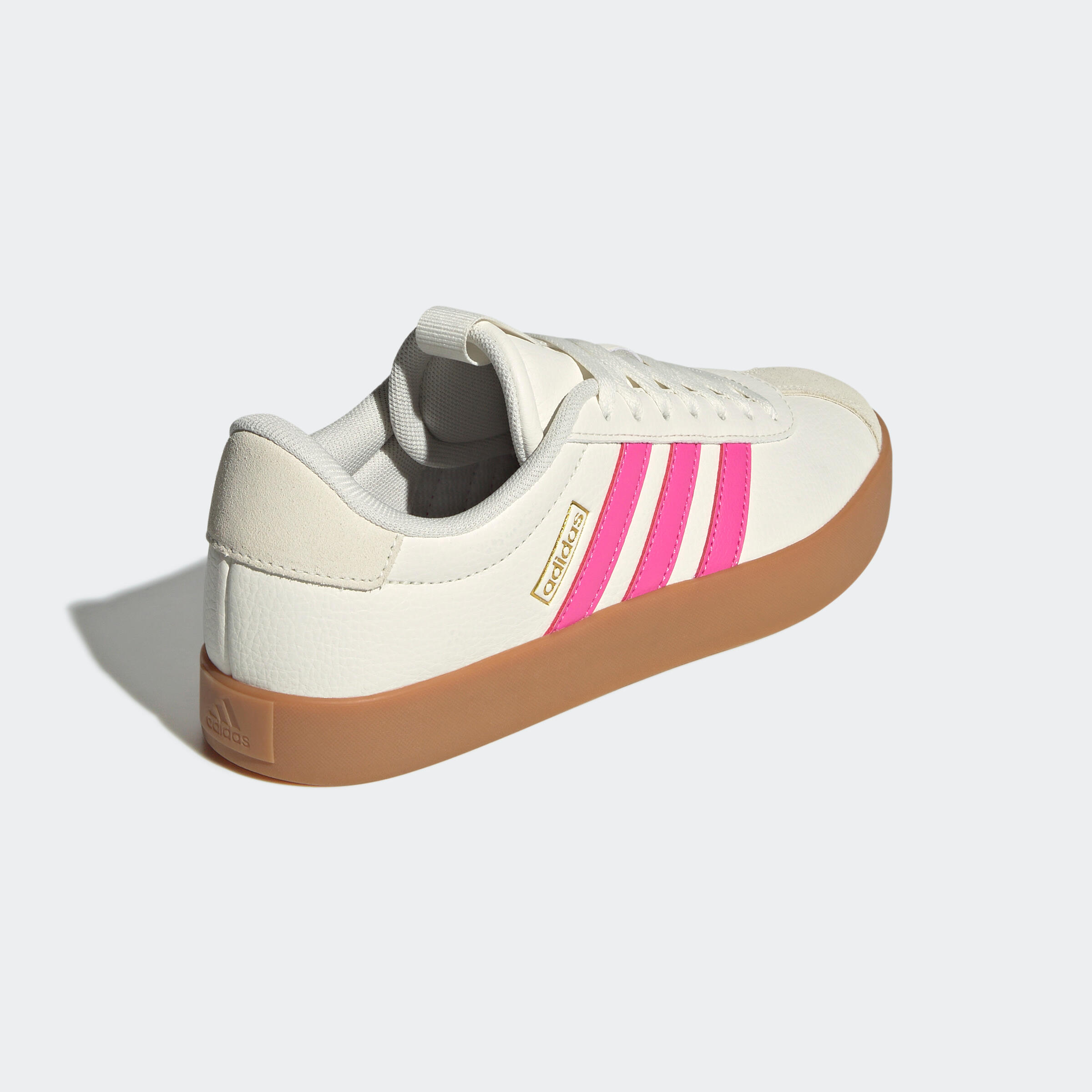 Sneakers ADIDAS donna VL COURT 3.0 bianco-rosa 10/11
