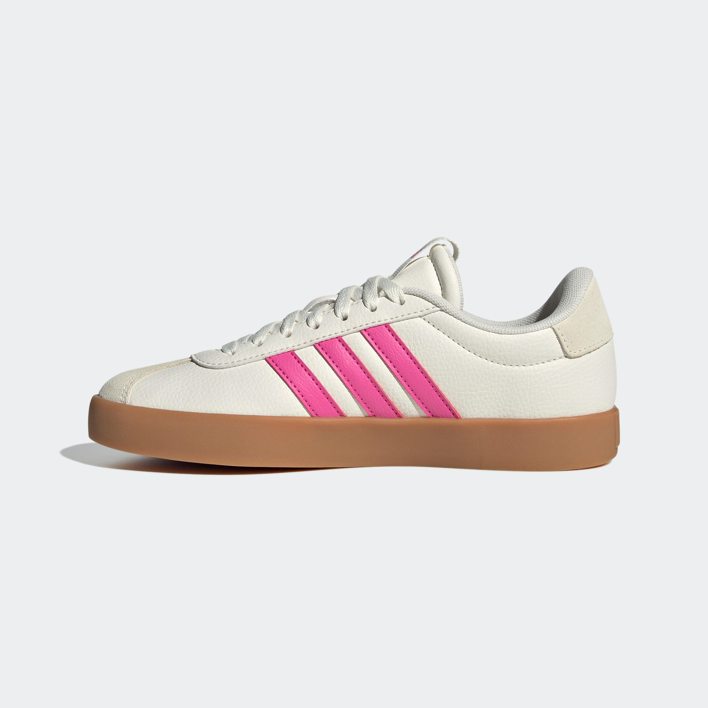CHAUSSURE FEMME VL COURT 3.0 ADIDAS BLANC ROSE 5/6
