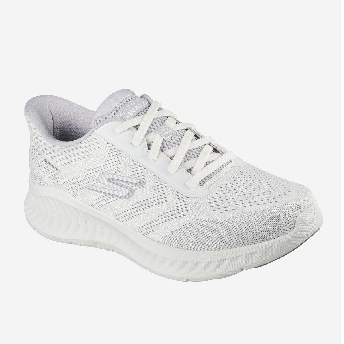 Baskets de marche homme, SKECHERS slip ins Go Walk blanc