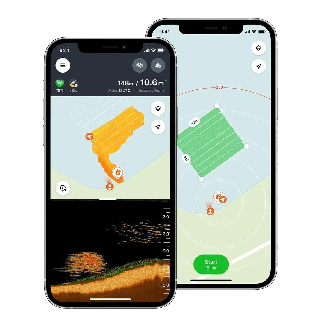 Deeper Quest bait boat with combined Chirp+ GPS sounder