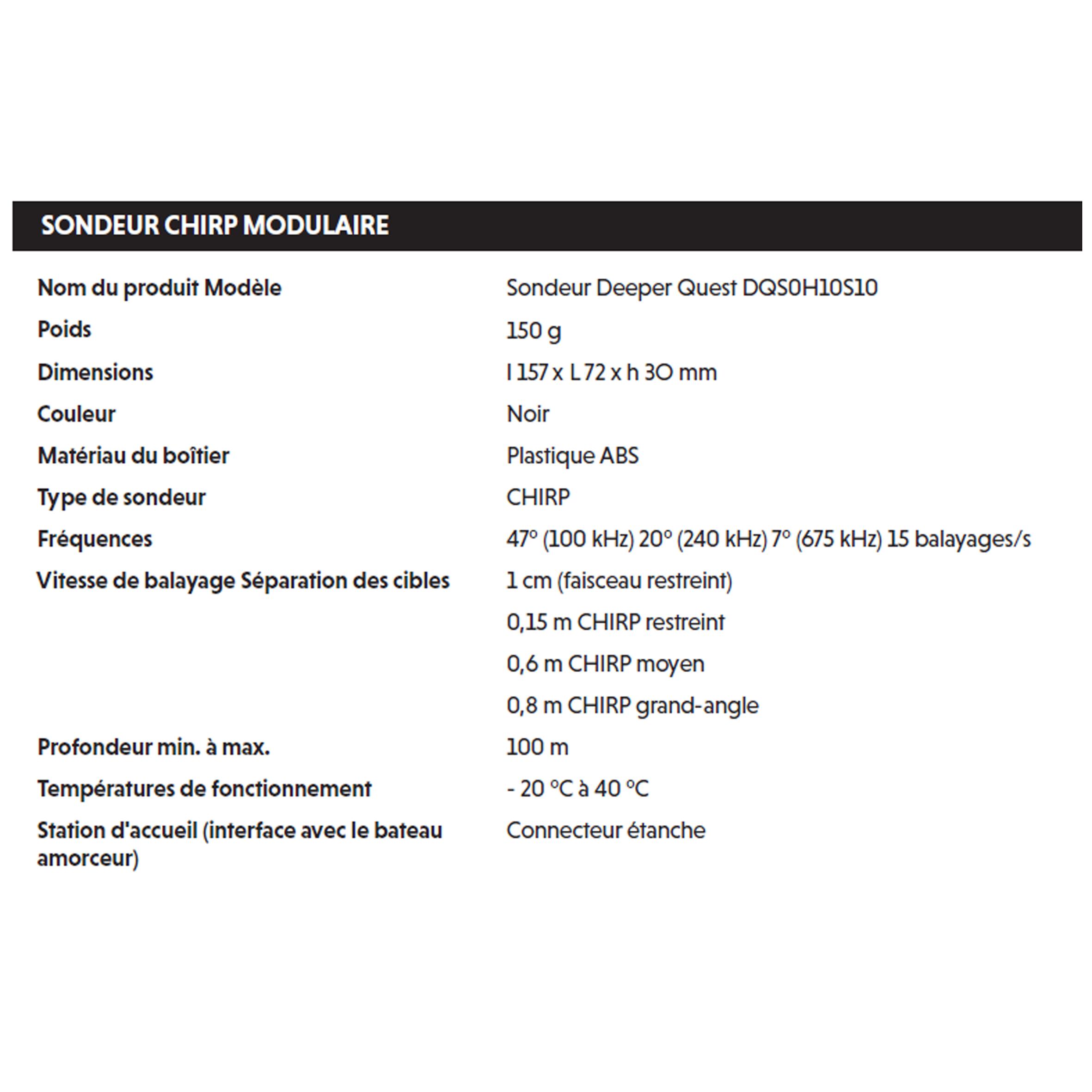 Bateau Amorceur Deeper Quest Avec Sondeur Chirp+ Gps Intégré 13/21