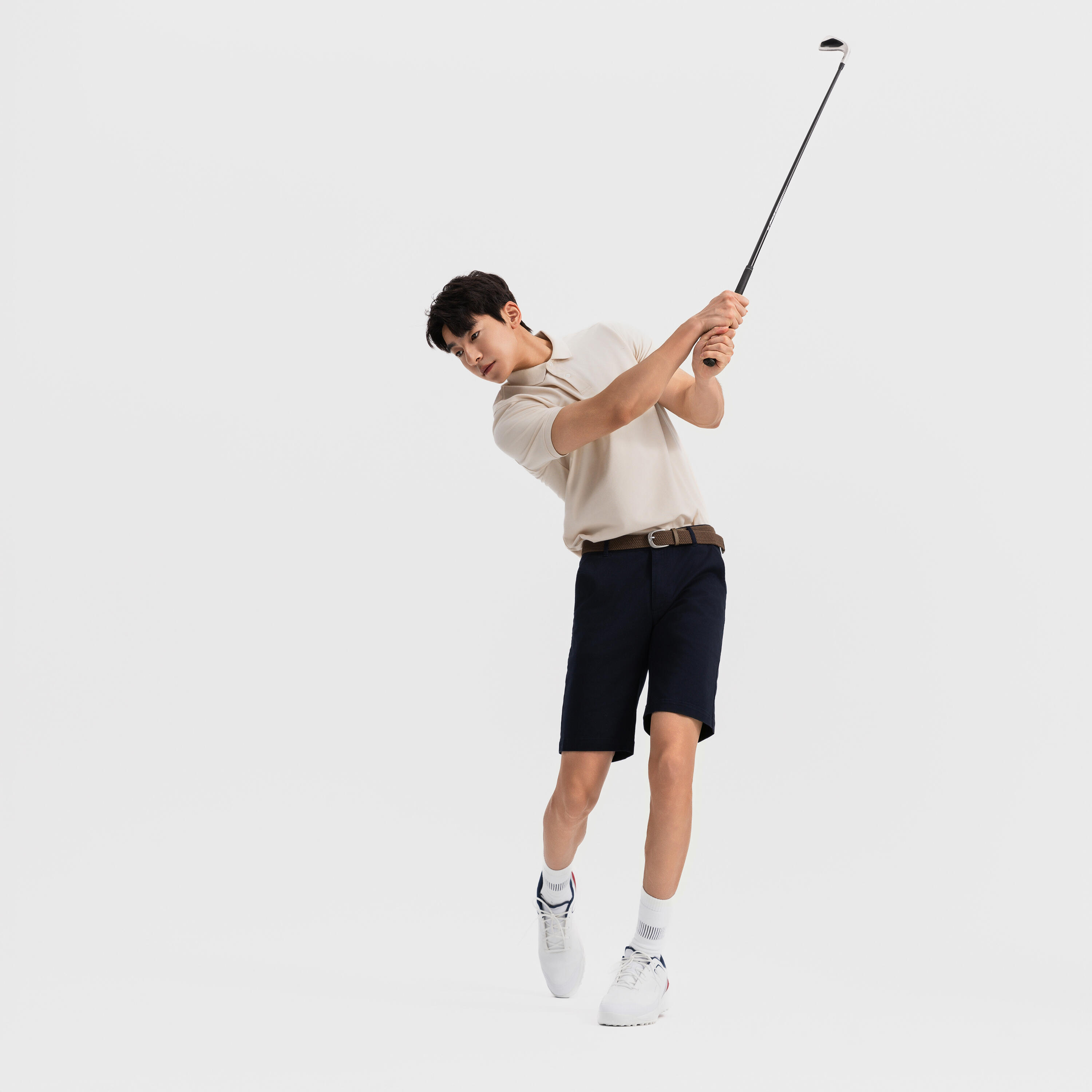 Polo golf uomo MW 500 beige 15/25