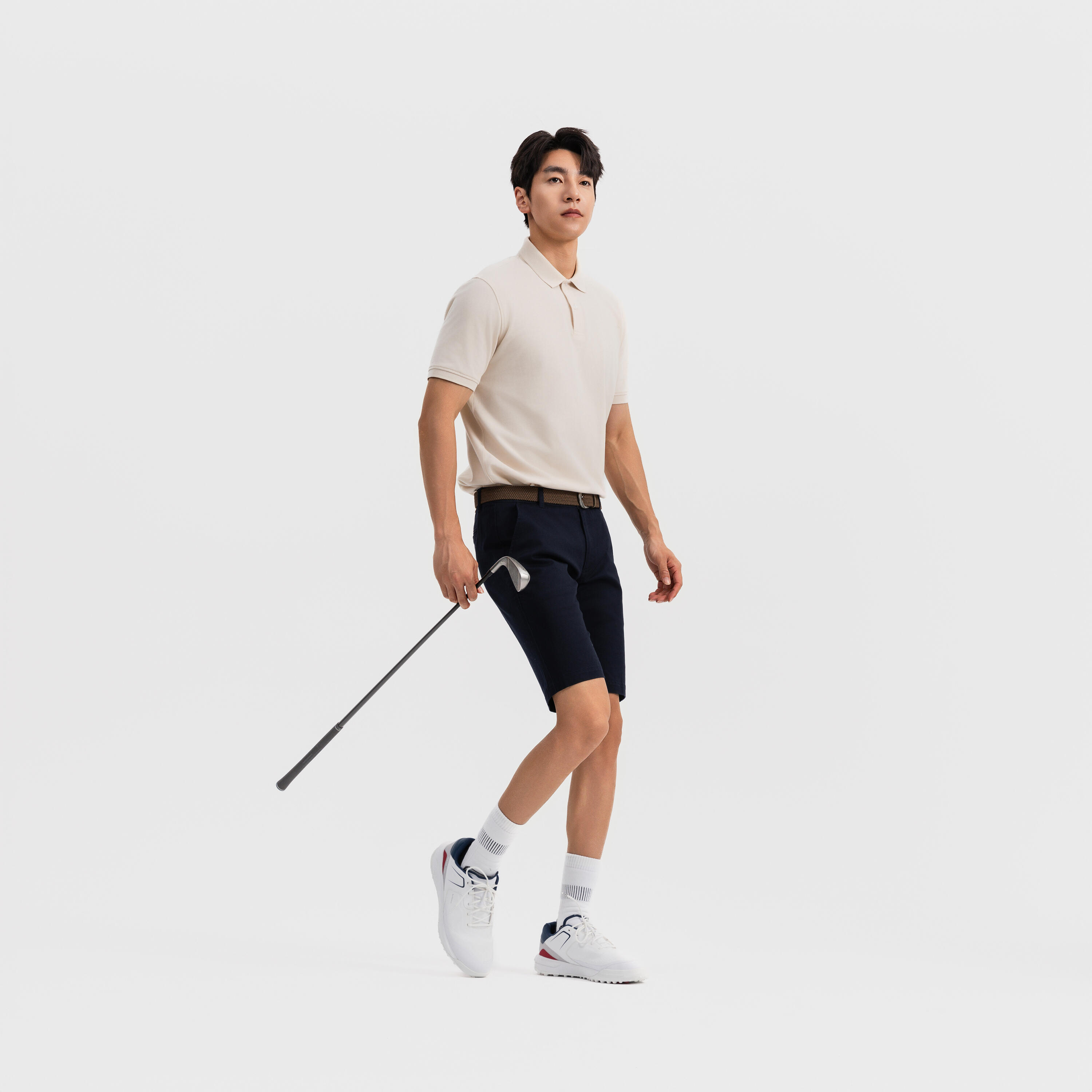Polo golf uomo MW 500 beige 10/25