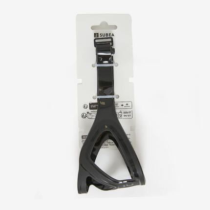 Maskenband für Apnoe-Tauchmaske Silikon schwarz