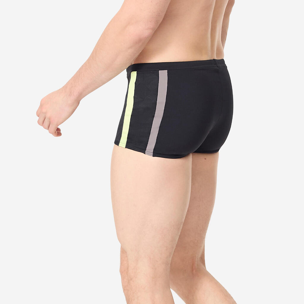 Men's Swim Trunks, Negombo black yellow