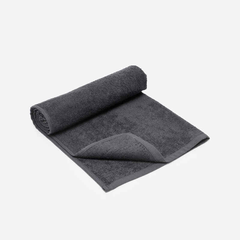 90 x 50 cm Cotton Fitness Towel - Grey