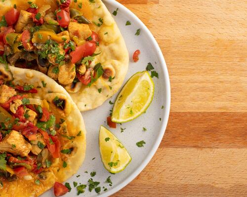 Recette protéinée : tacos légumes grillés