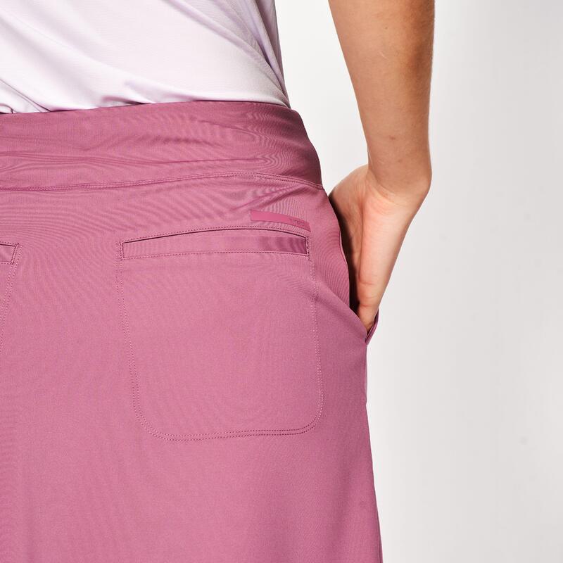 Fustă-pantalon golf WW500 Roz Damă