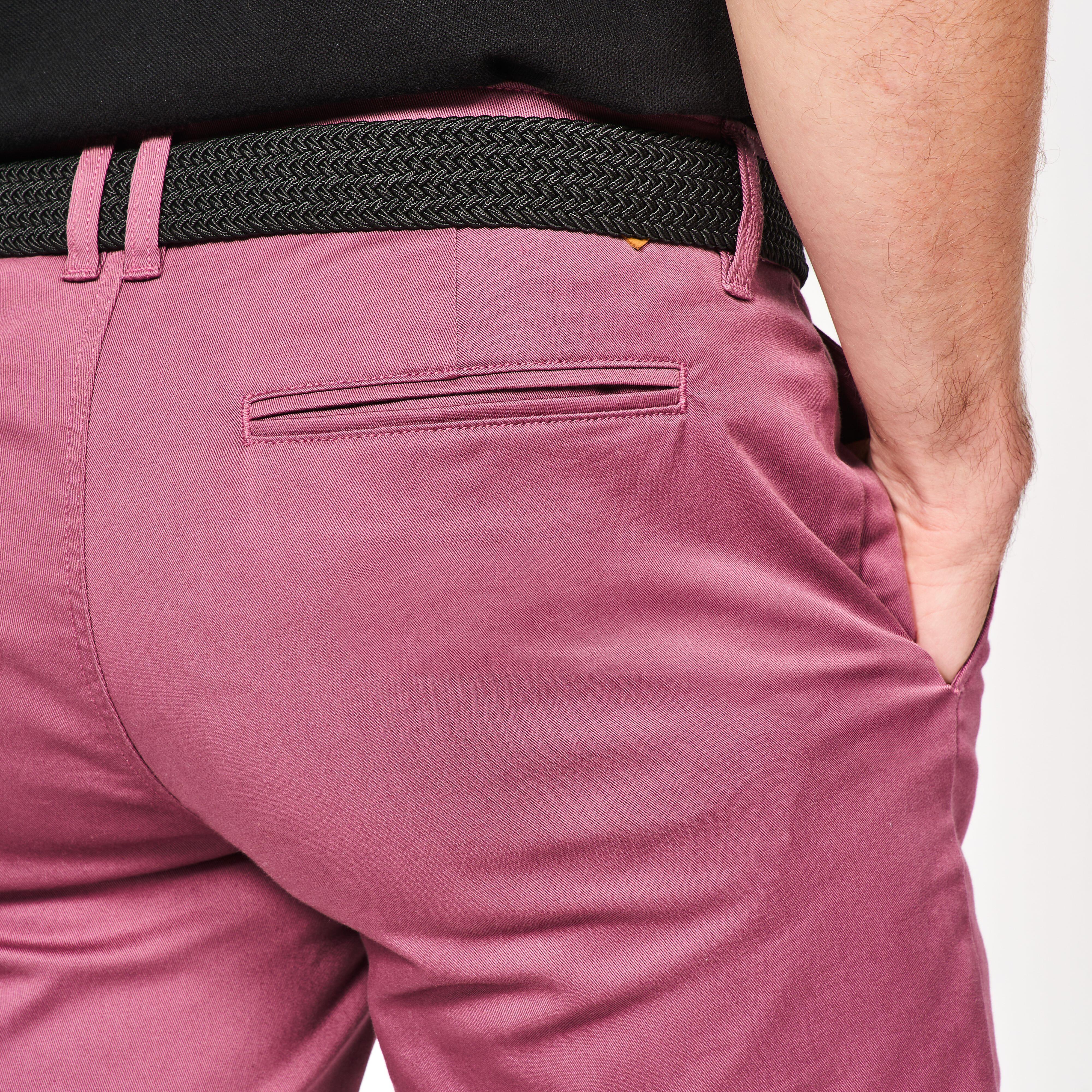 Short de golf en coton homme, MW 500 - INESIS