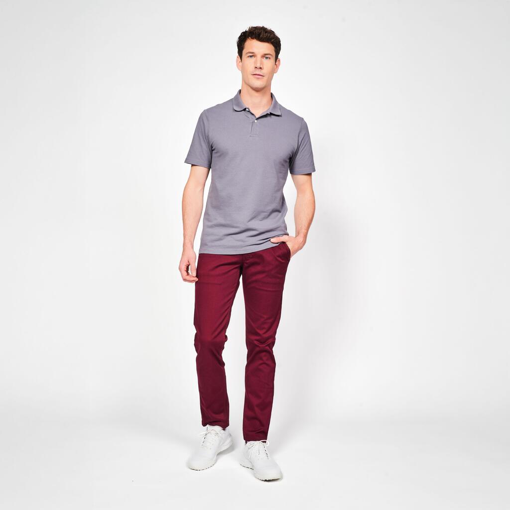 Polo majica kratkih rukava za golf MW100 od 100% pamuka muška - plava