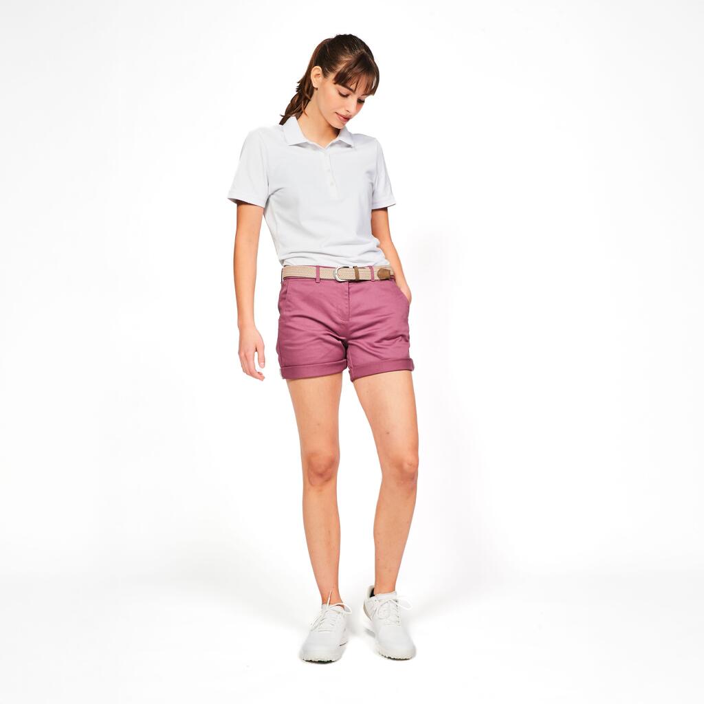 W cotton golf chino shorts, MW500 brown