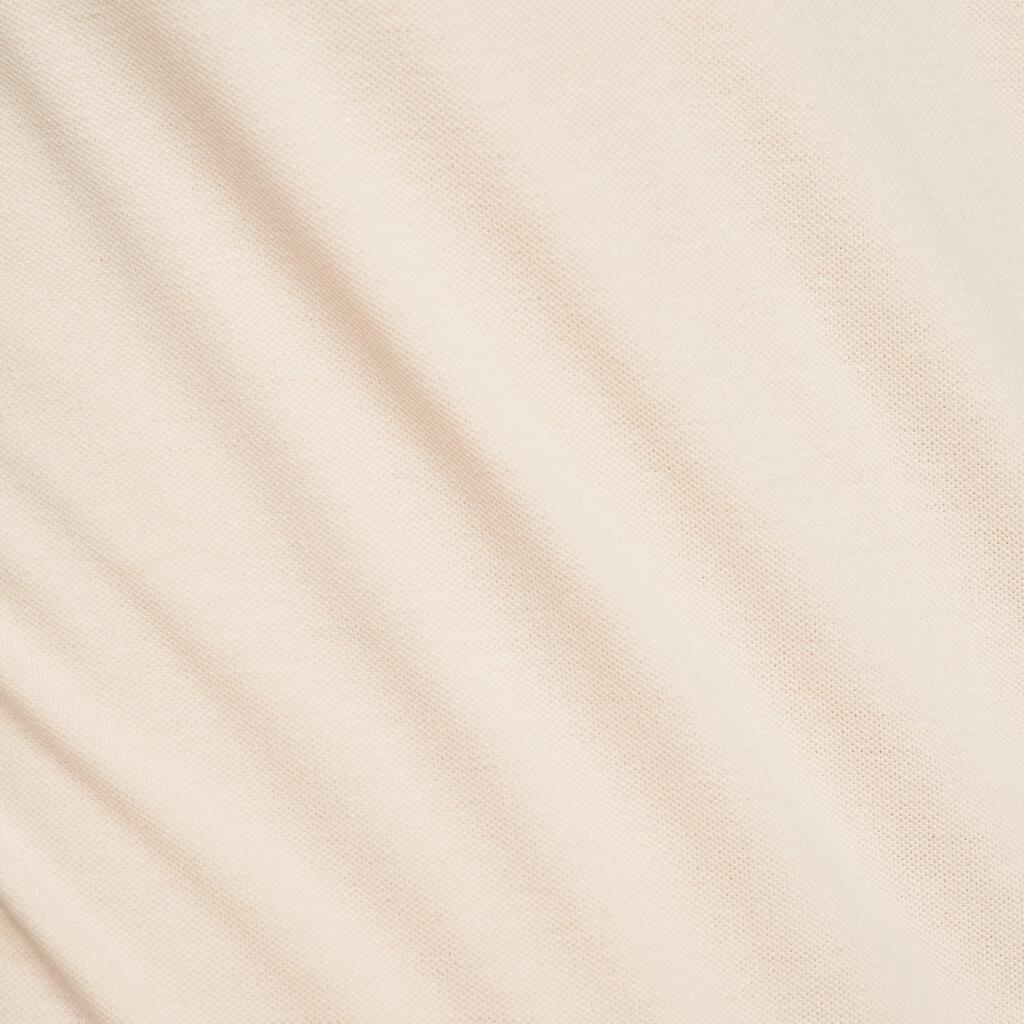 Golf cotton short sleeve polo shirt beige