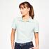 Women's golf cotton short-sleeved polo shirt - MW500 Pale green