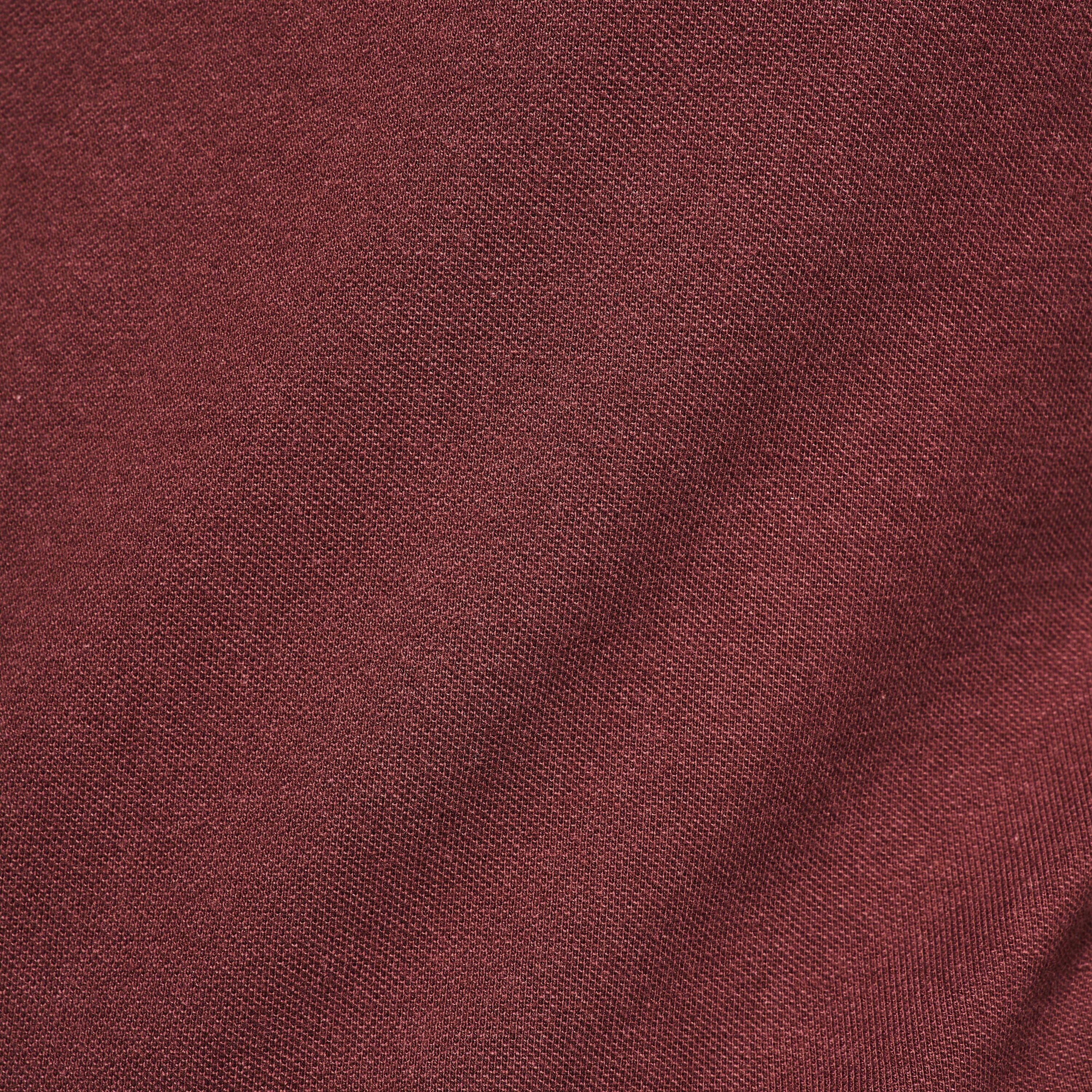 Poloshirt Baumwolle Polyester Kurzarm Damen - MW500 dunkelbraun 6/6