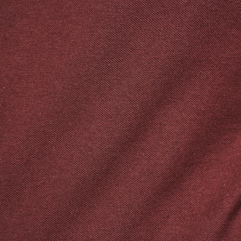 Polo golf en coton polyester manches courtes femme, MW500 marron foncé