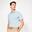 Polo de golf coton manches courtes homme, MW100 bleu