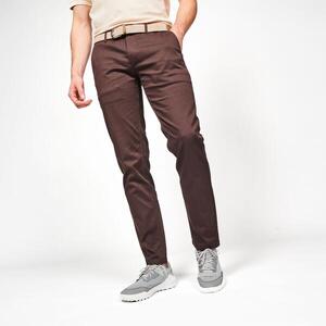 Pantalón de golf chino algodón Hombre, MW500 marrón