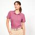 Women’s golf cotton short sleeve polo shirt, MW500 dark pink