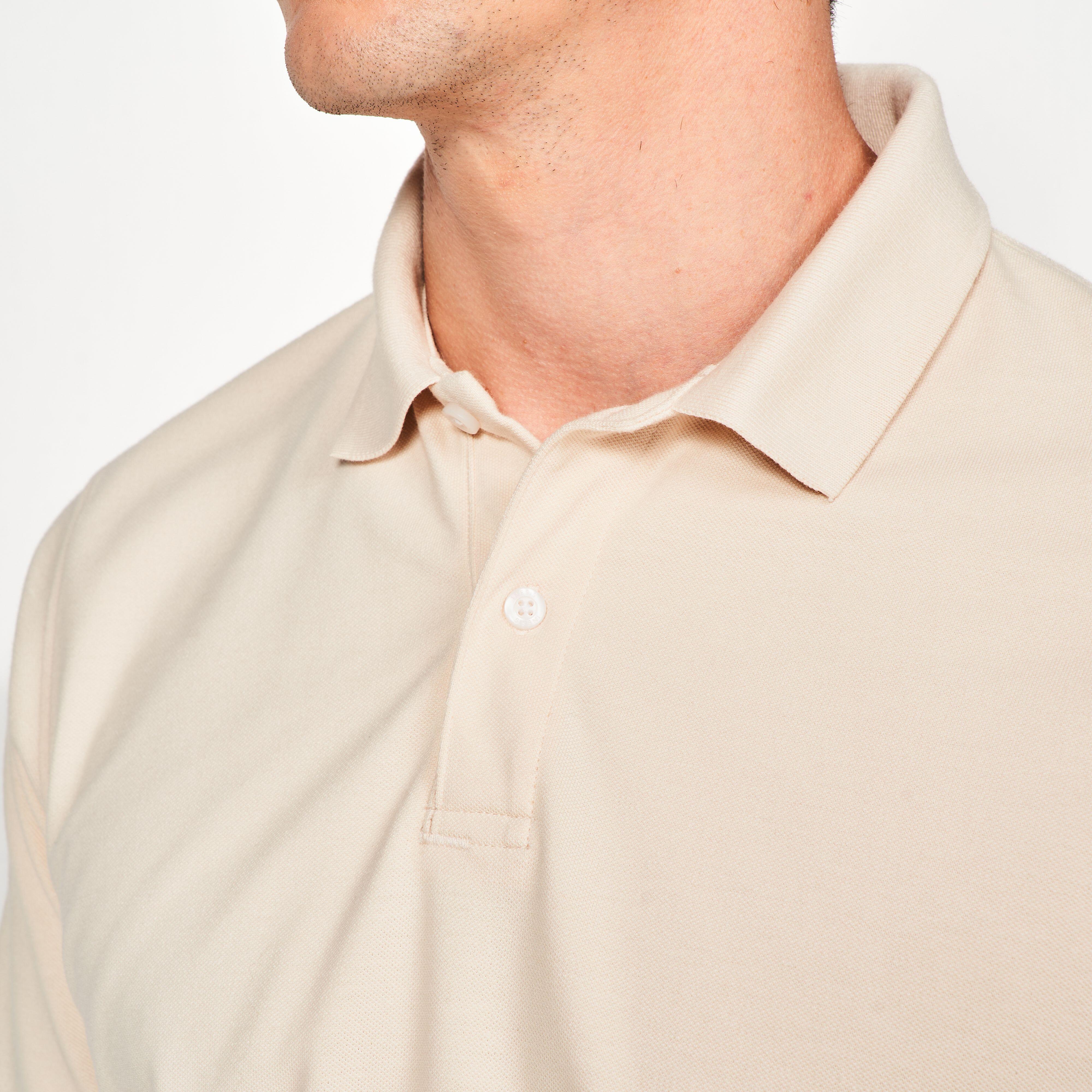 Men's Cotton Short-Sleeved Golf Polo Shirt, MW 500 - INESIS