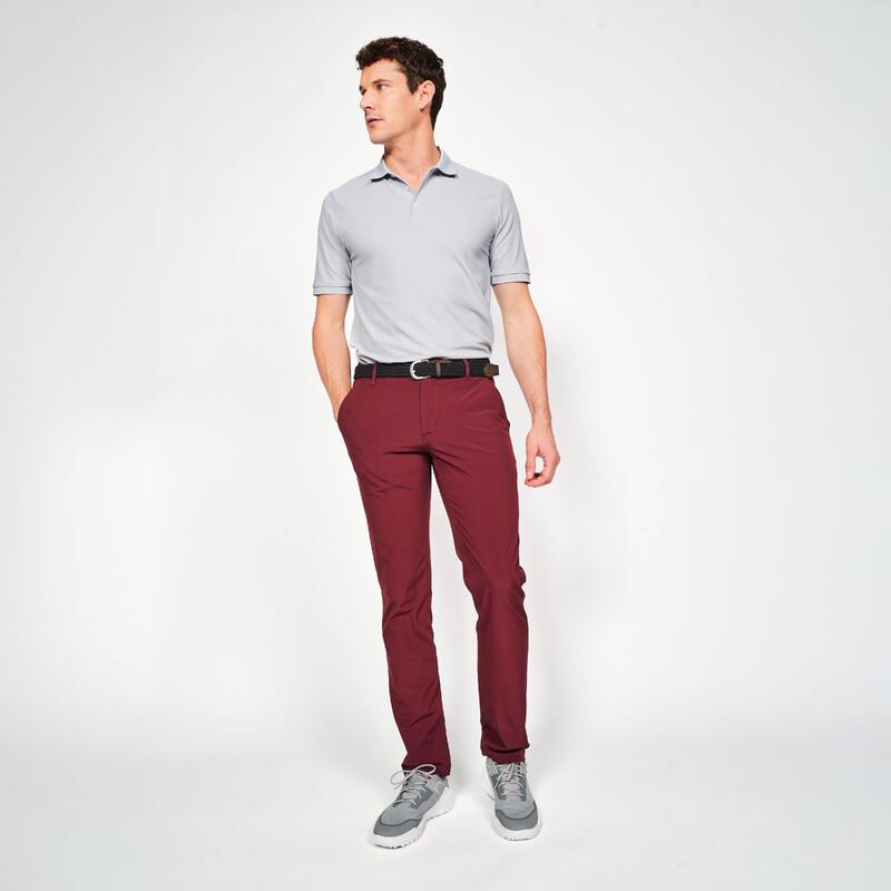 Pantalon golf homme, WW500 marron