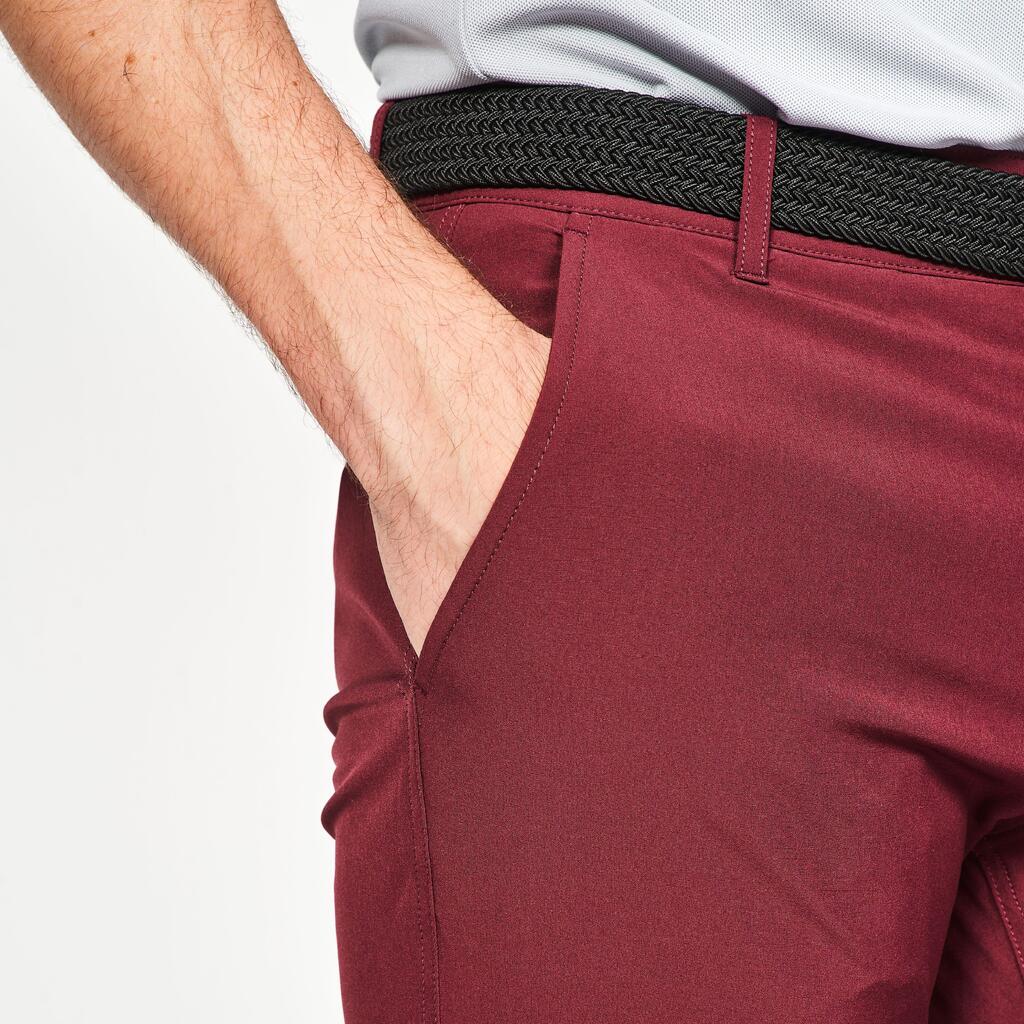 PANTALONE ZA GOLF WW500 MUŠKE BRAON