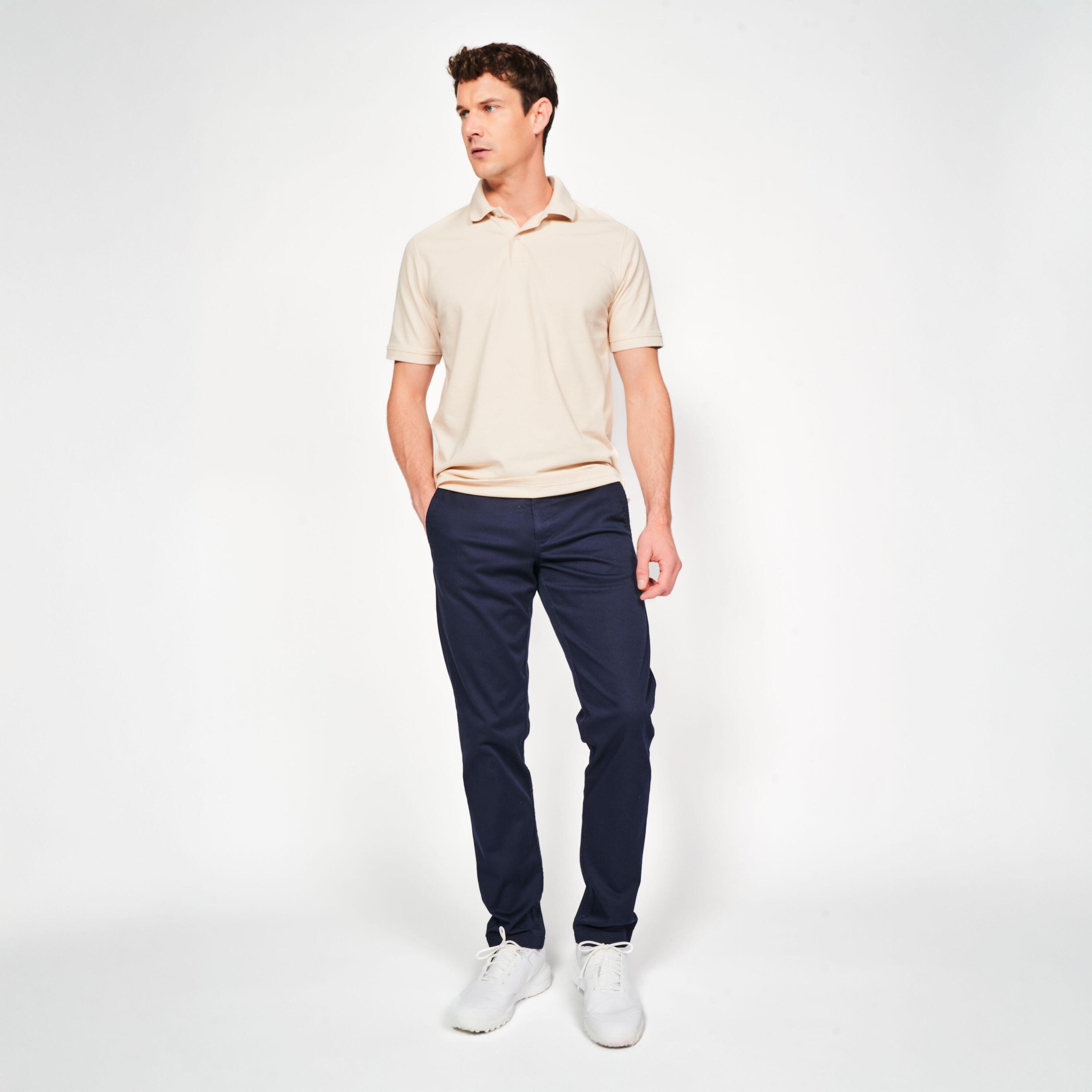 Polo golf uomo MW 500 beige 17/25
