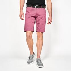 Short chino coton golf Homme, MW500 vert cyprès