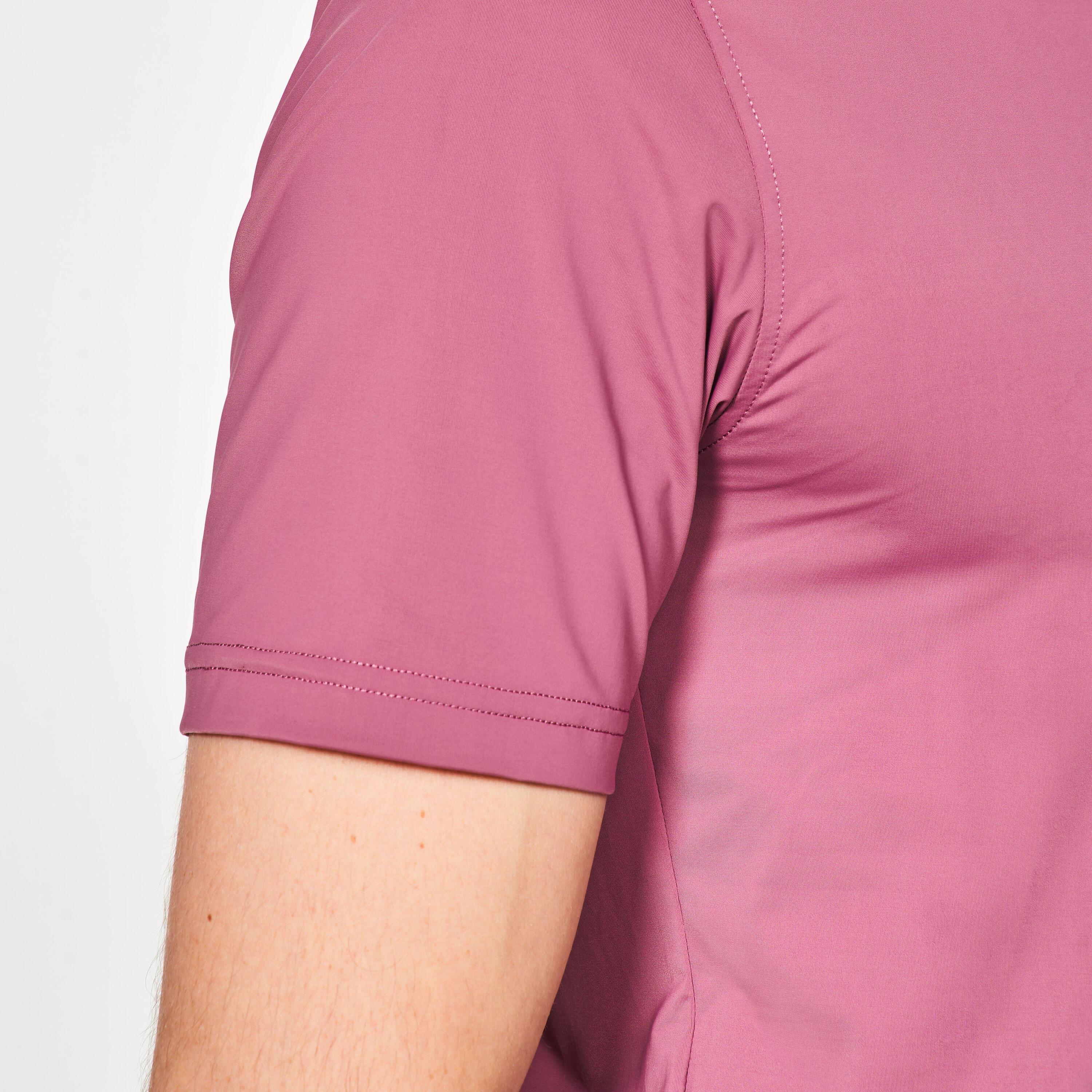 Polo de golf synthétique  respirant manches courtes homme, WW900 rose foncé 5/11