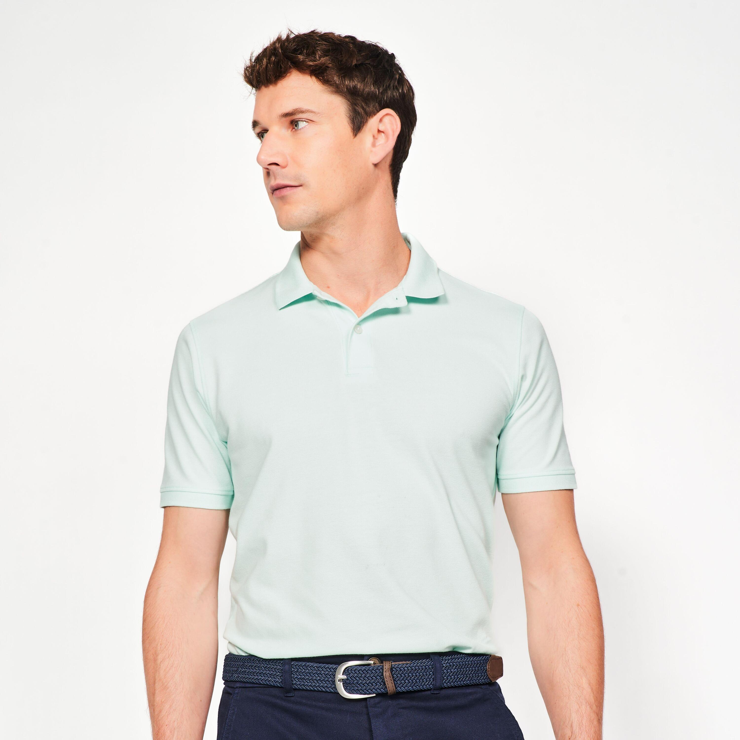 Polo golf uomo MW 500 verde 22/25