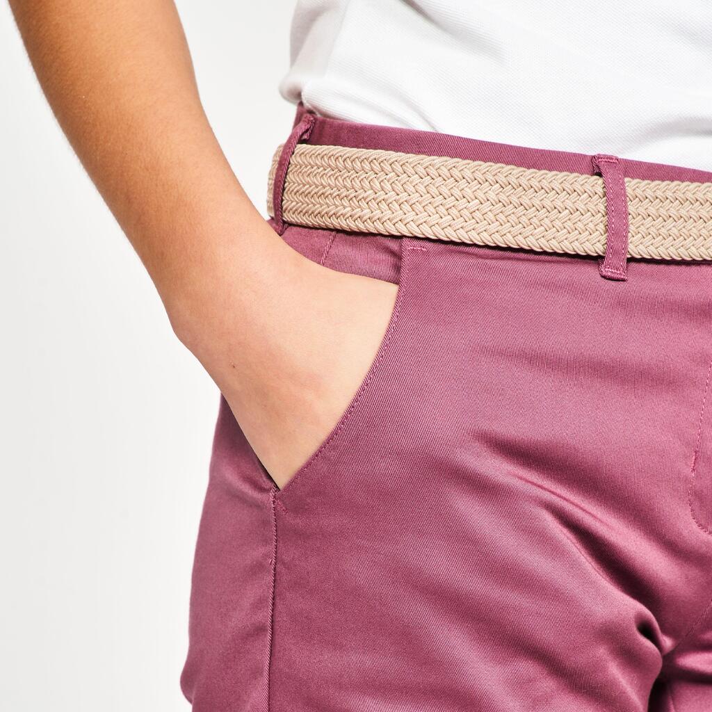 W cotton golf chino shorts, MW500 brown