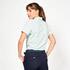 Women golf cotton and polyester short-sleeved polo shirt MW500 pale green