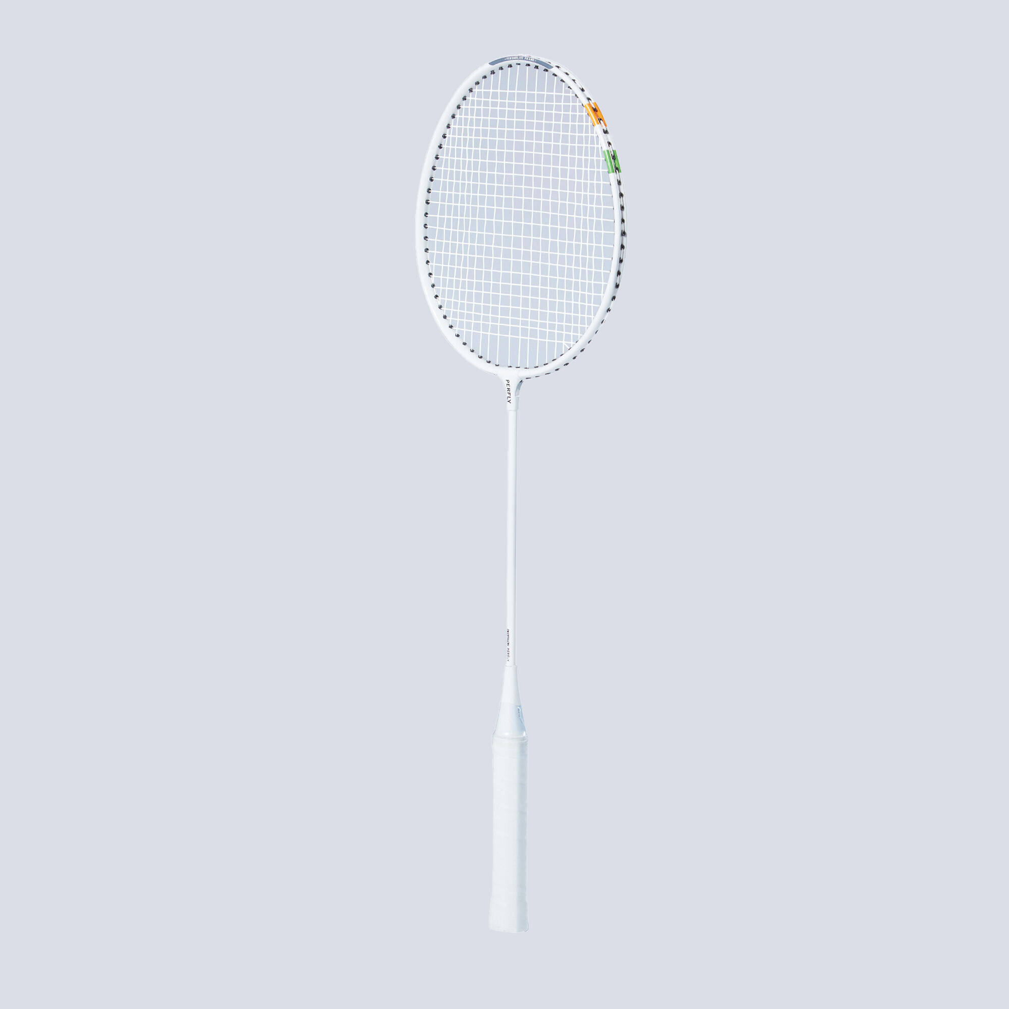 Adult badminton racket br 100 set Starter White -  2