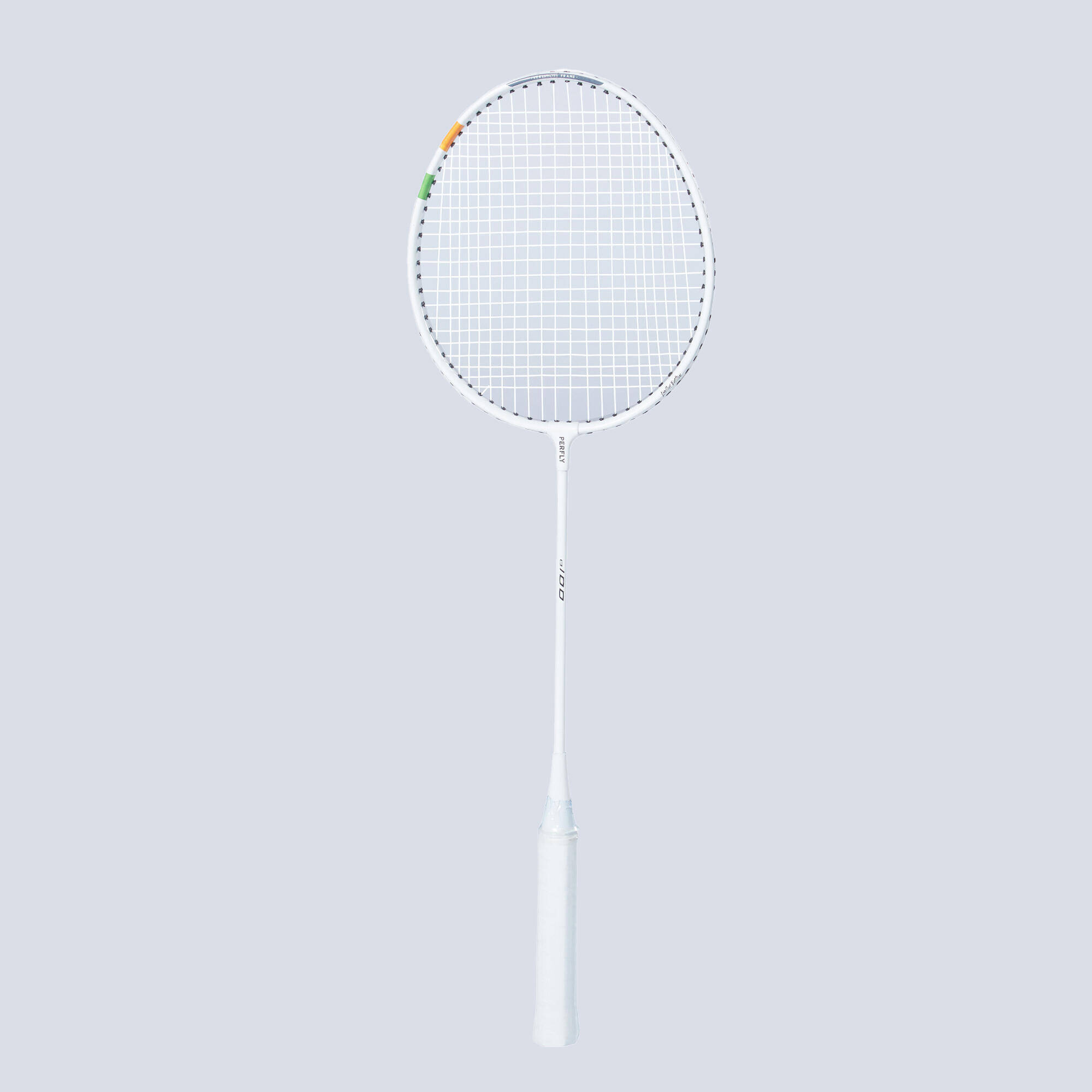 Adult badminton racket br 100 set Starter White -  4