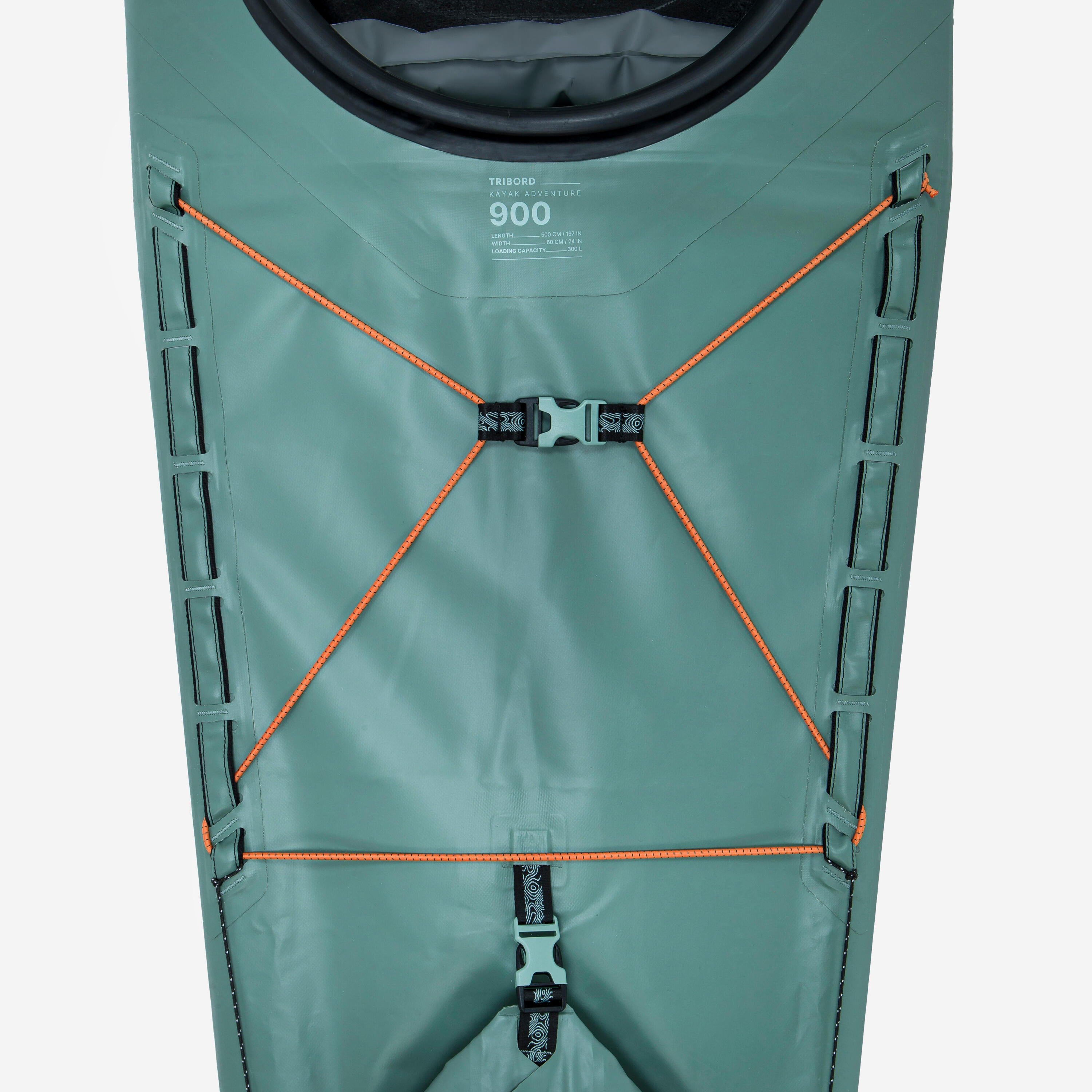 Kajak pneumatyczny turystyczny Tribord X900 dropstitch wysokociśnieniowy 1-os. 18/32