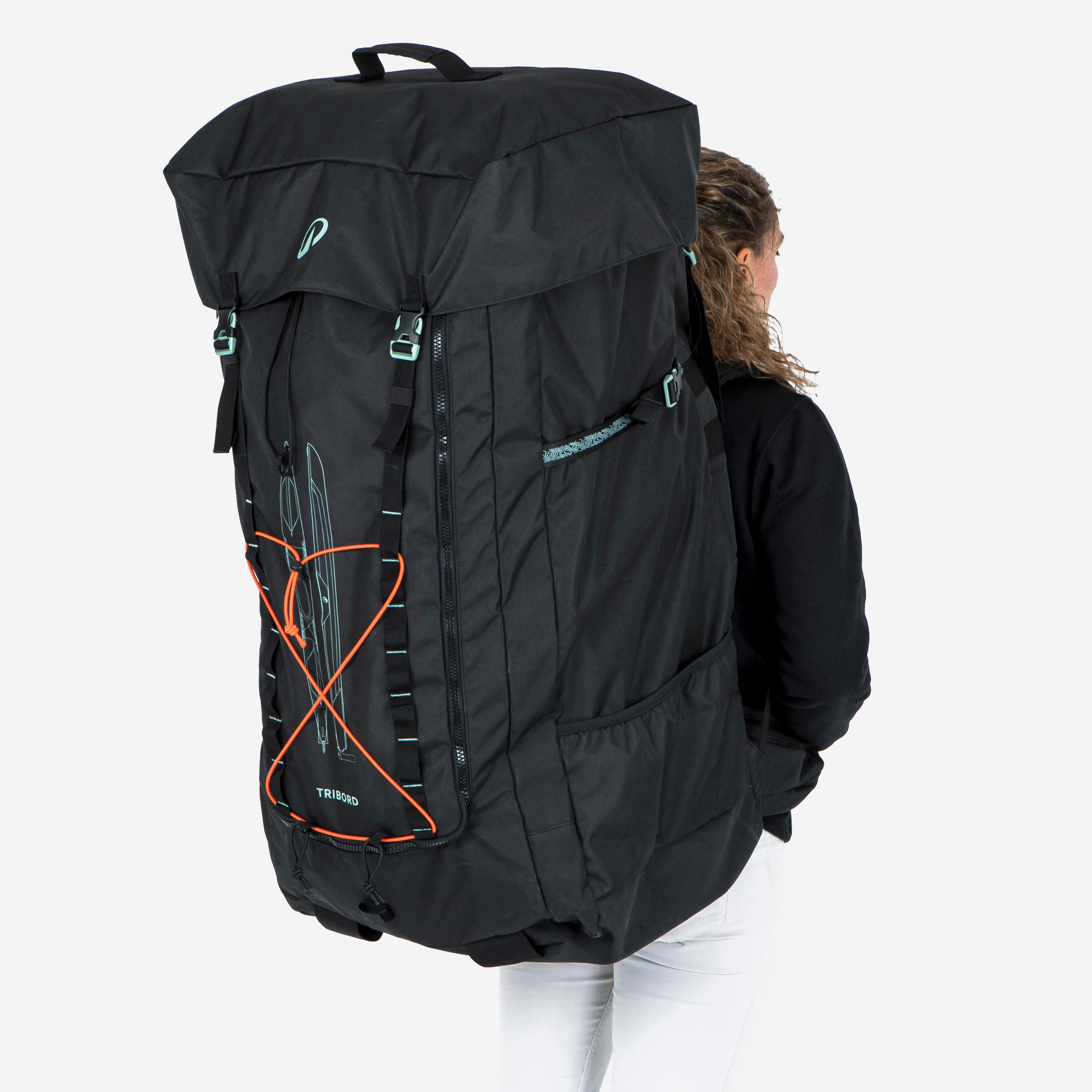 Rucksack für Transport des aufblasbaren Kajaks Tribord Expedition X900 1 Pers. 4/9