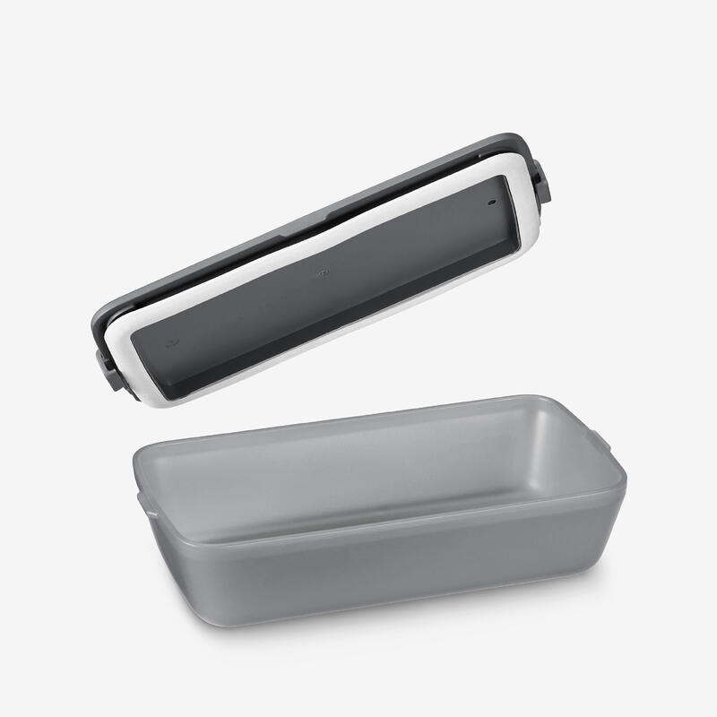 Geantă frigorifică Lunchbox 5L + cutie alimente 1L din plastic inclusă Gri