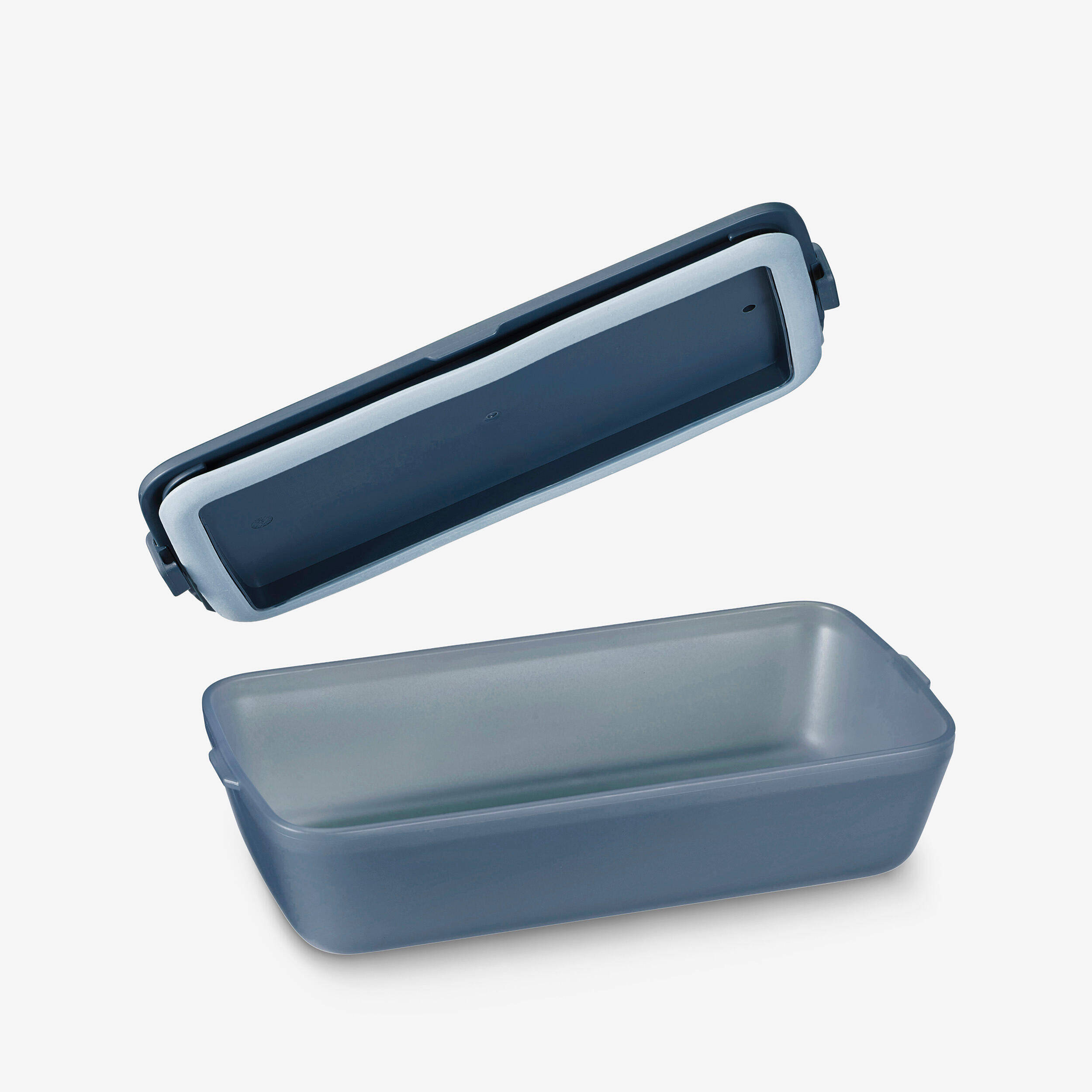 1 L plastic food storage container with lid -  1