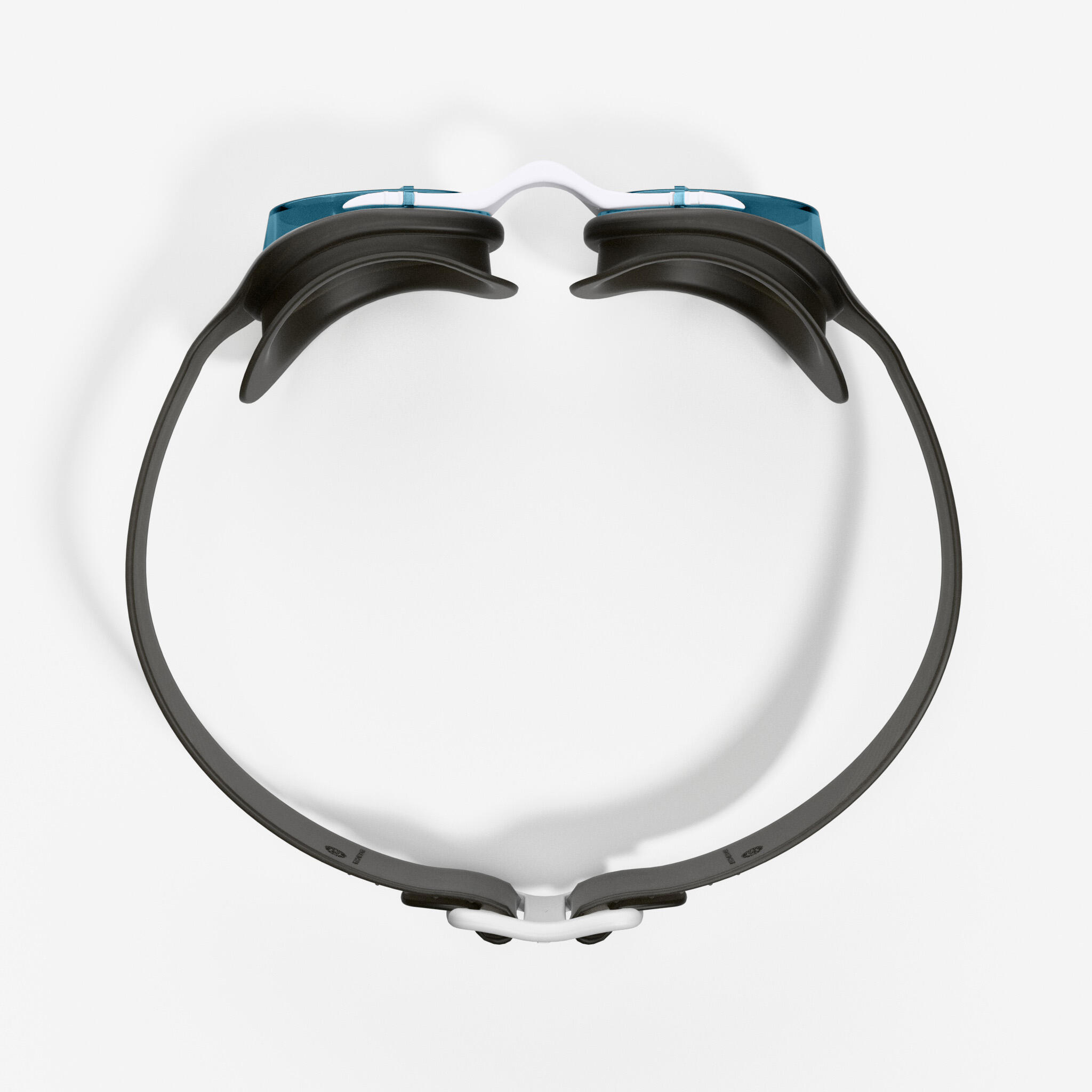 Swimming Goggles L Xbase Black White Blue Tinted Lenses