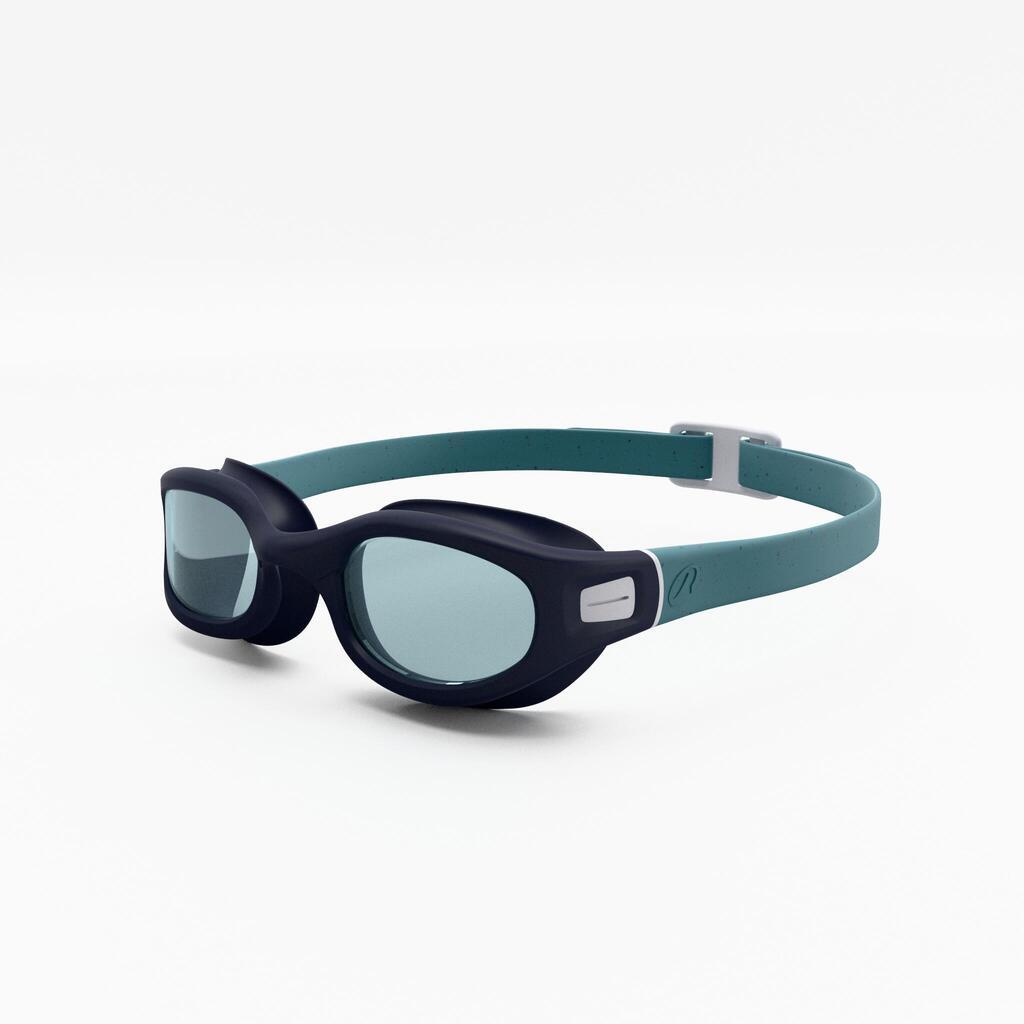 Lunettes de natation Taille L - Soft vert teintées turquoise