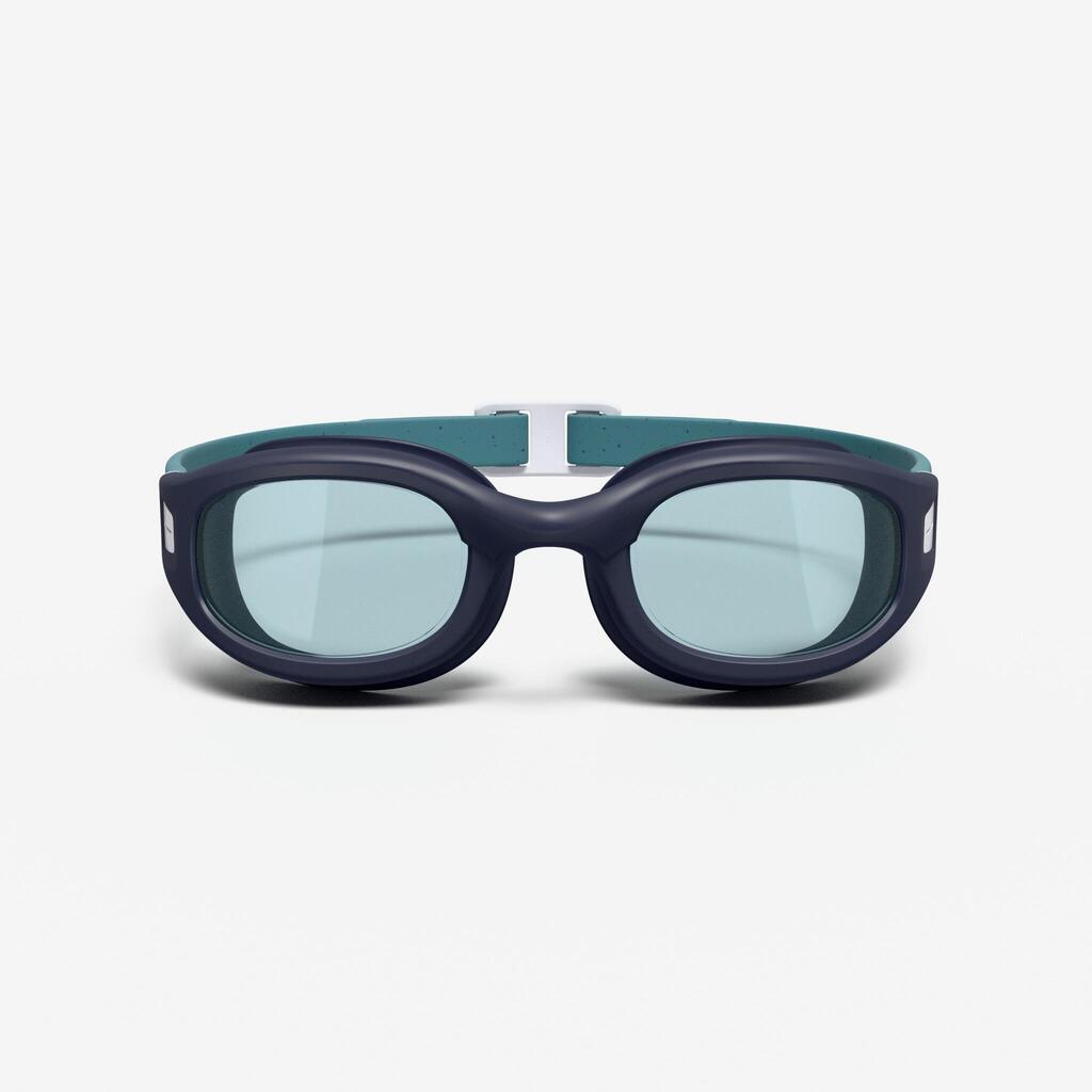 Lunettes de natation Taille L - Soft vert teintées turquoise