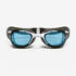 Swimming Goggles L Xbase Black White Blue Tinted Lenses
