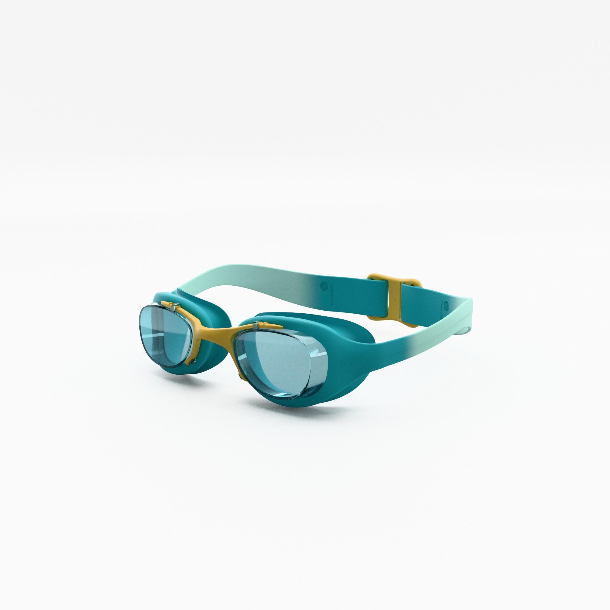 NABAIJI Kids’ Swimming Goggles - Xbase turquoise tinted green