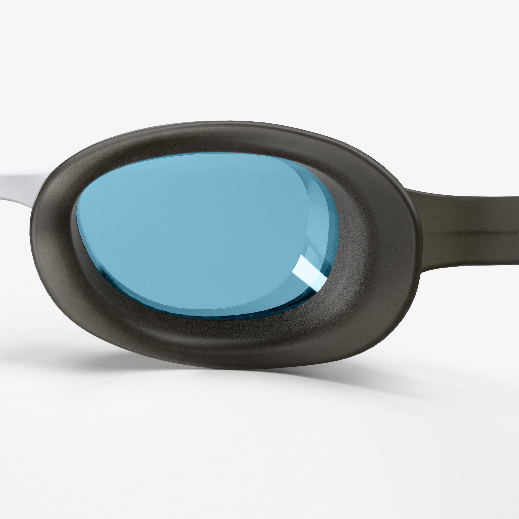 Swimming Goggles L Xbase Black White Blue Tinted Lenses -  4