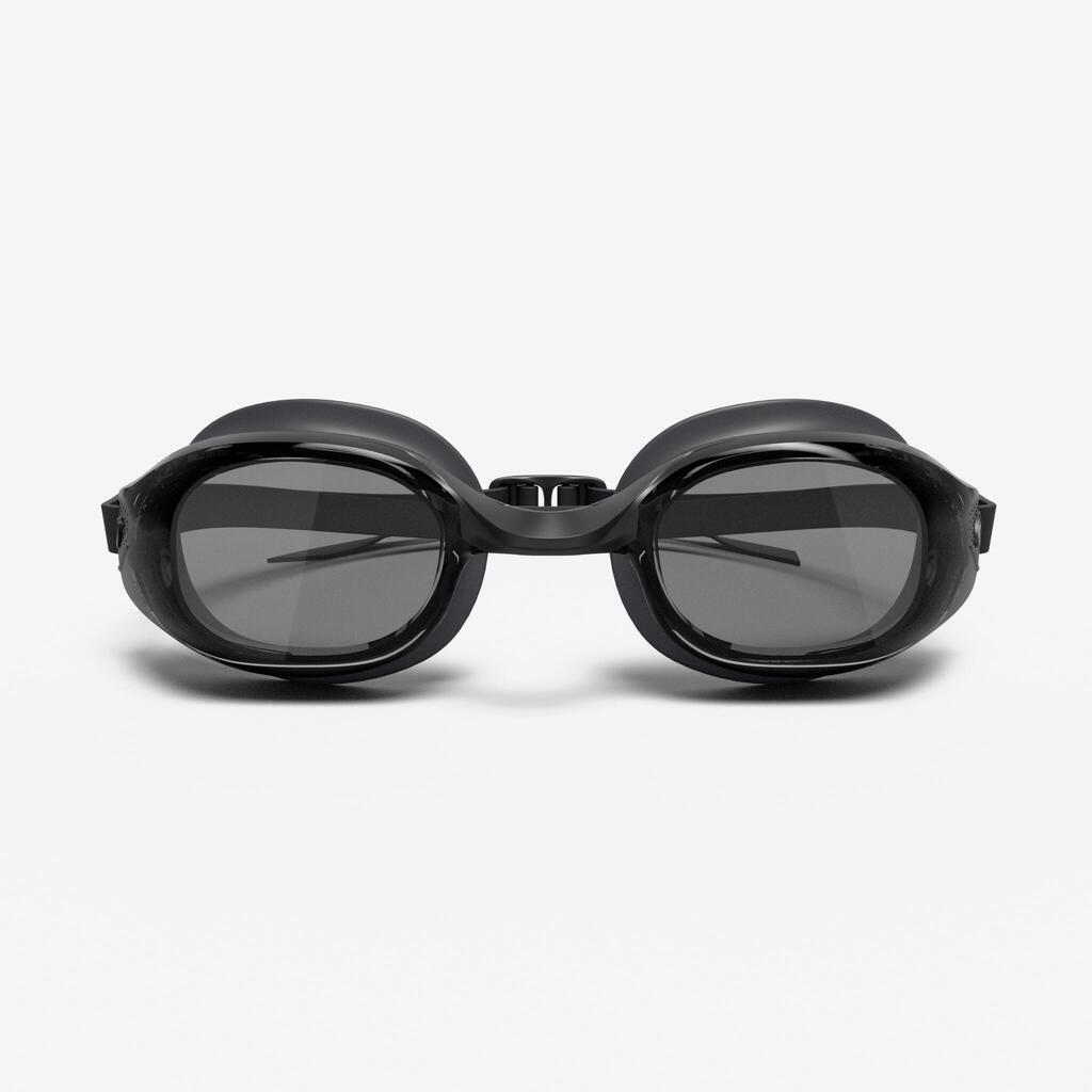 Schwimmbrille verspiegelt Einheitsgröße - BFit weiß Gläser rosa 
