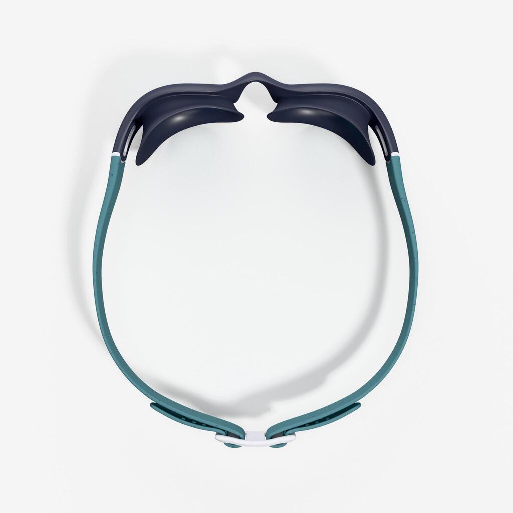 Lunettes de natation Taille L - Soft vert teintées turquoise