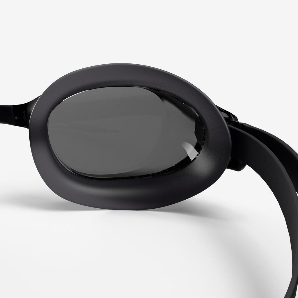 Lunettes de natation Taille Unique - Bfit noires verres fumées noir