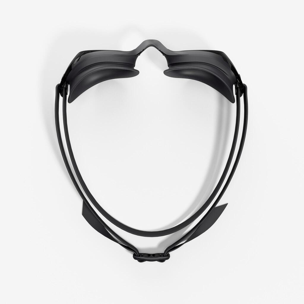 Lunettes de natation Taille Unique - Bfit noires verres fumées noir