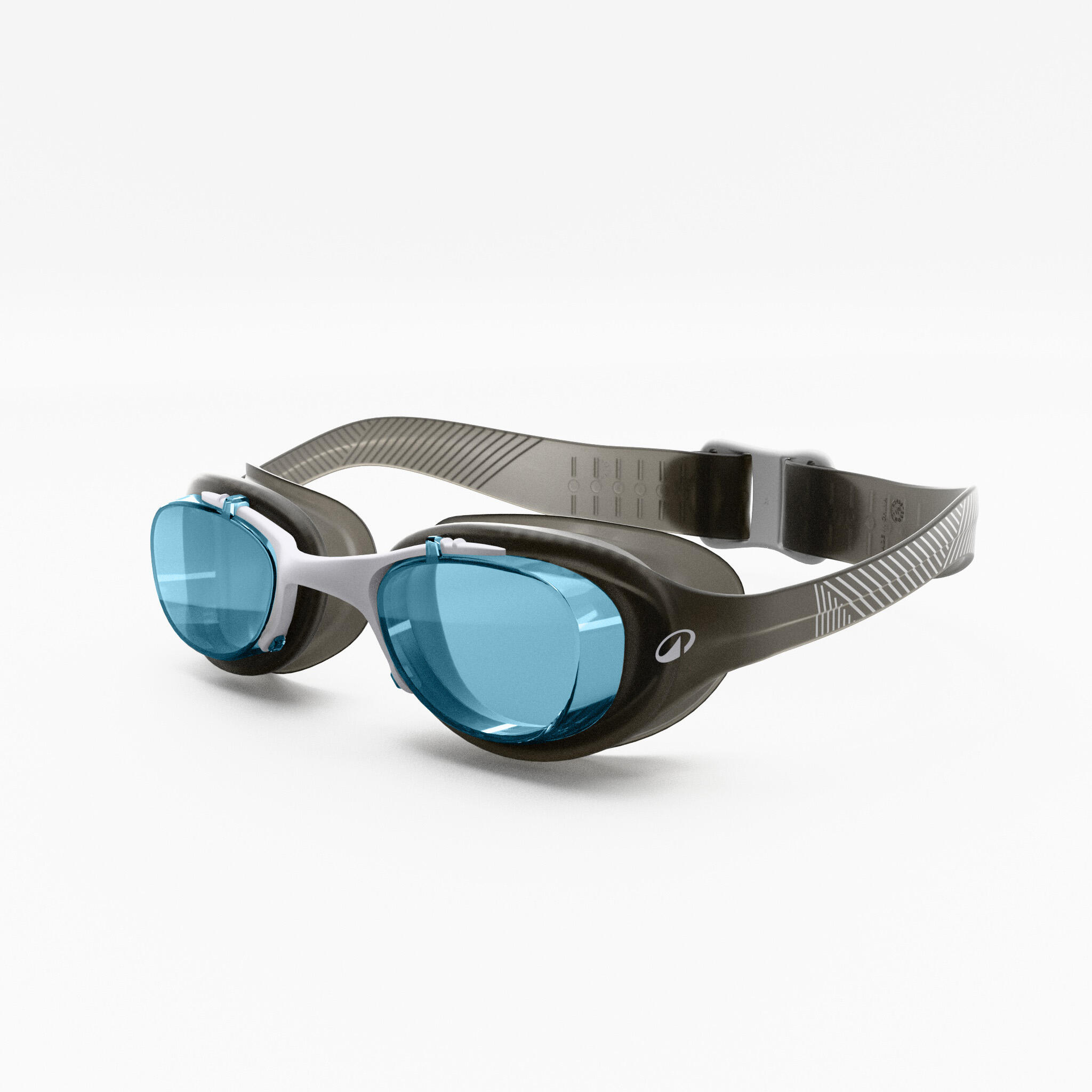 Swimming Goggles Size L - Xbase Blue Tinted Lenses - NABAIJI